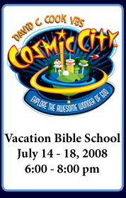 Vacation Bible School July 14-18, 2008